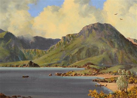 Sample artwork by David Anthony Overend (Born 1932), known for painting - View similar artists and auction records
