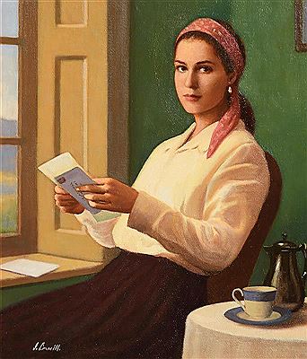 The Letter by James Cahill - Auction record, sale price, and art valuation. Compare with similar artists and explore comparable artworks.