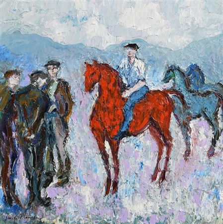 Sample artwork by Declan O'Connor (Born 1957), known for painting - View similar artists and auction records