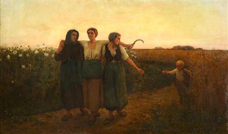 Return from the Fields by Henriette Browne - Auction record, sale price, and art valuation. Compare with similar artists and explore comparable artworks.