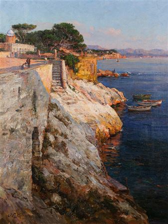 La corniche by Adolphe-Louis Gaussen - Auction record, sale price, and art valuation. Compare with similar artists and explore comparable artworks.