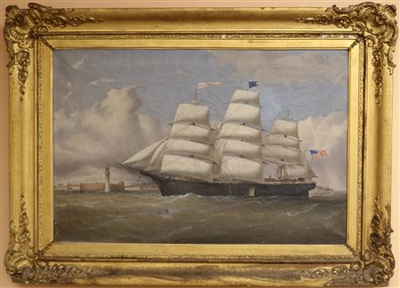 PACKET SHIP "CITY OF MONTREAL", OF WHOM THE MASTER WAS ELI COOLEY BLISS by Duncan McFarlane - Auction record, sale price, and art valuation. Compare with similar artists and explore comparable artworks.