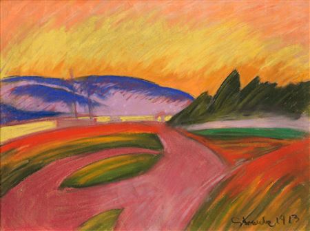 Landscape at sunrise