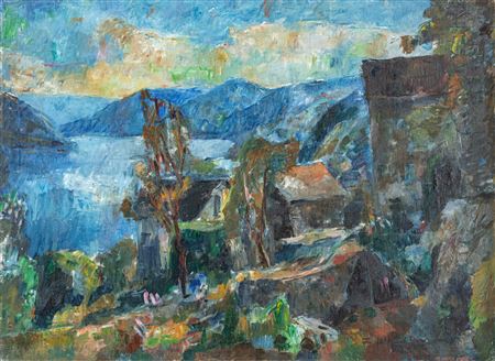 Landschaft am Lago Maggiore by Manfred Henninger - Auction record, sale price, and art valuation. Compare with similar artists and explore comparable artworks.