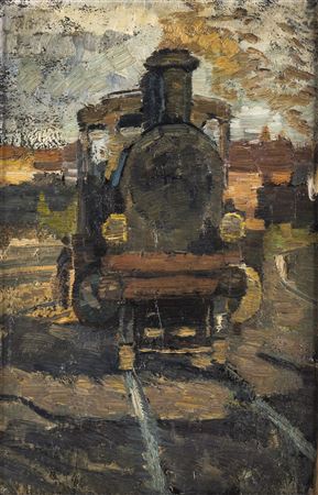 Tank locomotive.