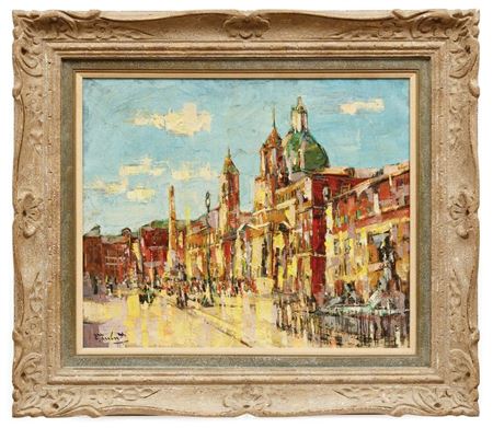 Sample artwork by Bertoldo (Berto) Taubert (1915 - 1974), known for religious and ceremonial subjects - View similar artists and auction records