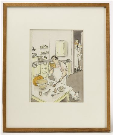 Original New Yorker Cartoon 1937 by Helen Hokinson - Auction record, sale price, and art valuation. Compare with similar artists and explore comparable artworks.
