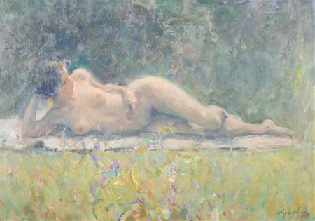 DESNUDO SOBRE LA HIERBE
