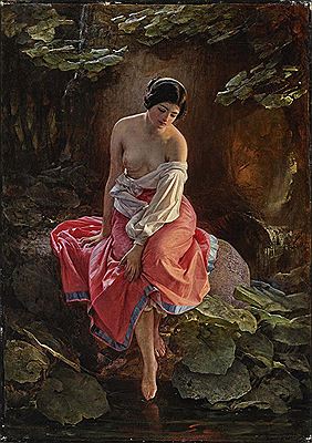 Badende Römerin by August Riedel - Auction record, sale price, and art valuation. Compare with similar artists and explore comparable artworks.