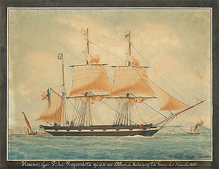 Horizon Captain F. A. Reynaud fils going from Martinique to the French coast by Francois Roux - Auction record, sale price, and art valuation. Compare with similar artists and explore comparable artworks.