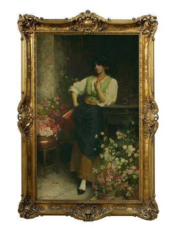 "The Italian Flower Seller", 1888