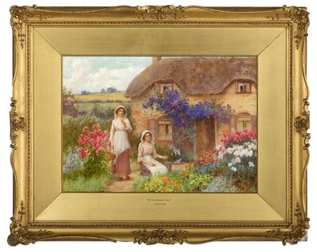 "All in a Garden Fair" by William Affleck - Auction record, sale price, and art valuation. Compare with similar artists and explore comparable artworks.