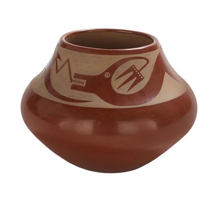 Sample artwork by Maria & Santana Martinez (1887/1909 - 1909/2002), known for collaborative pottery - View similar artists and auction records
