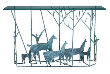 Figural Console Table