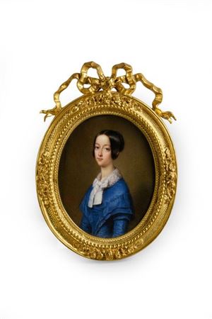 Portrait of the Princess of Joinville, née Francesca de Braganza, Princess of Brazil (1824-1898)