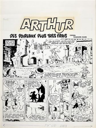 Sample artwork by Jean Cezard (1925 - 1977), known for comics - View similar artists and auction records