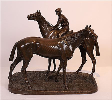RARE "MONARCH AND TENEBREUSE" ANIMAL BRONZE