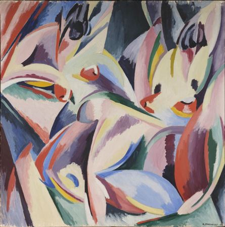 Lyrical explosion n°1 by Alberto Magnelli - Auction record, sale price, and art valuation. Compare with similar artists and explore comparable artworks.