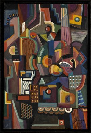 Untitled (Composition cubiste)