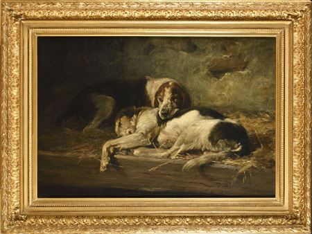 Sample artwork by Emile Jacque (1848 - 1912), known for paintings - View similar artists and auction records