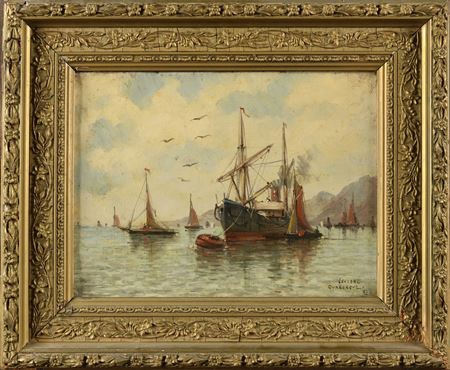 Navire au port de Dunkerque