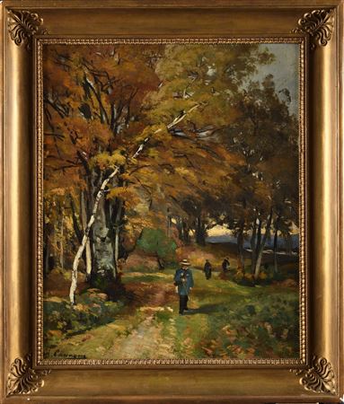 Promeneurs en fôret