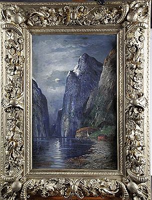 Moonlight on the Lofoten Islands in Norway by Olav Brystorp - Auction record, sale price, and art valuation. Compare with similar artists and explore comparable artworks.