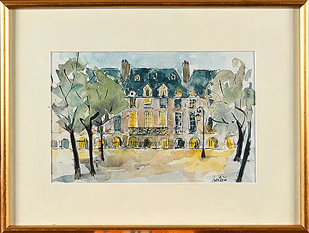 Sample artwork by Denise Bertiere (20th Century), known for painting - View similar artists and auction records