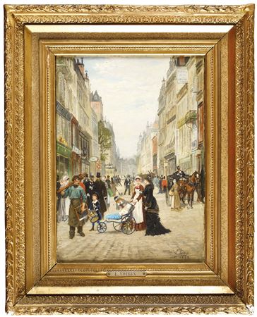 Busy street in Nancy