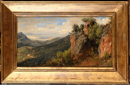 Steep landscape in the vicinity of Nice