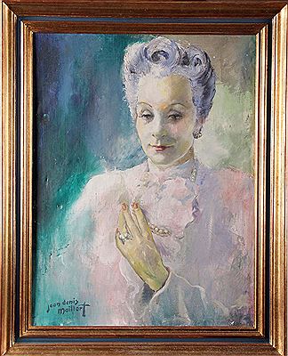 Portrait of Blanche Gay, first saleswoman at Jean Patou in 1941