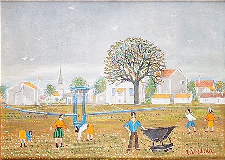 Market gardeners in Croissy sur Seine