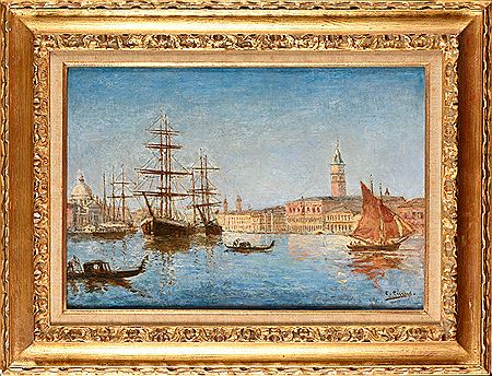 Venice, Sailboats in front of the Doge's Palace