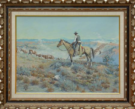 The Western Horseman, October 1952, Cover Illustration