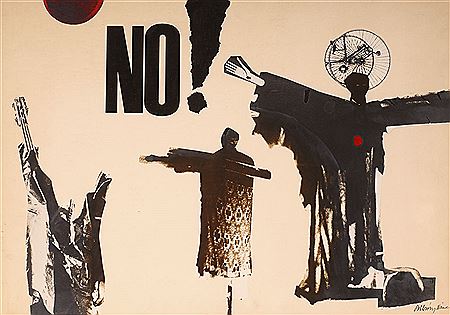 No! (Collage Against Atomic Warfare)