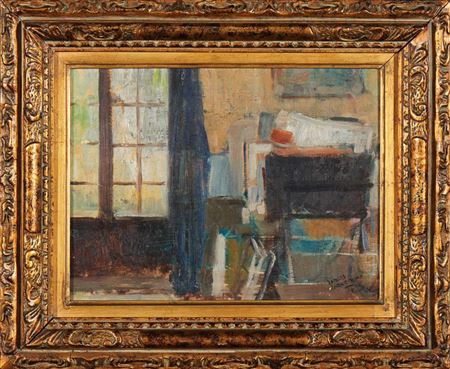 Recanto no atelier do pintor