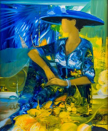 Femme au chapeau
