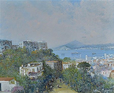 Sample artwork by Eugenio Magno (Born 1944), known for painting - View similar artists and auction records