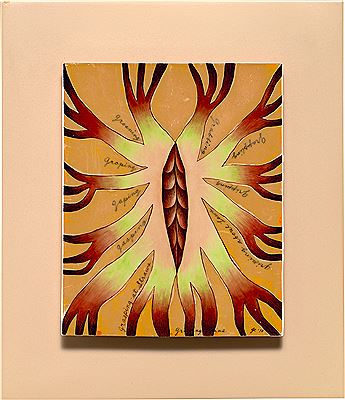 Growing Pains from the series Six Views from the Womantree by Judy Cohen Chicago - Auction record, sale price, and art valuation. Compare with similar artists and explore comparable artworks.