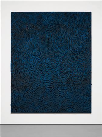 Orion (Blue Painted Sand SF #1F Mandala) by Jennifer Guidi - Auction record, sale price, and art valuation. Compare with similar artists and explore comparable artworks.