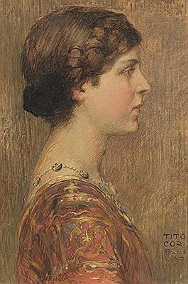PROFILE PORTRAIT OF A YOUNG WOMAN