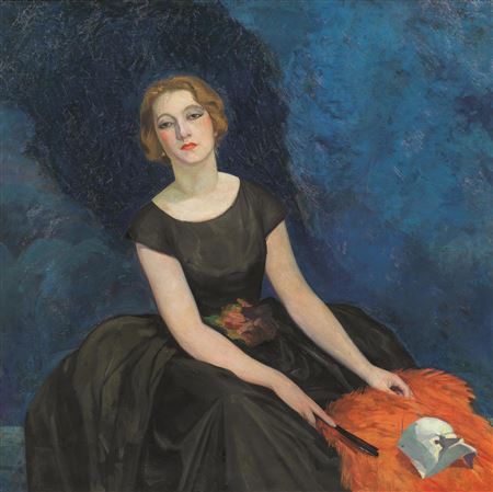 PORTRAIT OF LADY by Umberto Brunelleschi - Auction record, sale price, and art valuation. Compare with similar artists and explore comparable artworks.