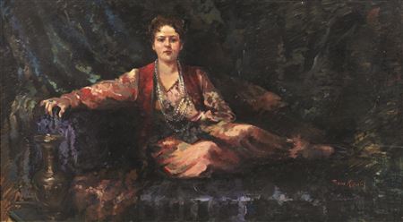 Sample artwork by Franco Rispoli (1921 - 1989), known for painting - View similar artists and auction records