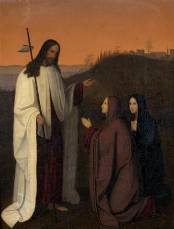 Sample artwork by Georg Philipp Schmitt (1808 - 1873), known for nazarene school-inspired themes, composition, and coloration - View similar artists and auction records