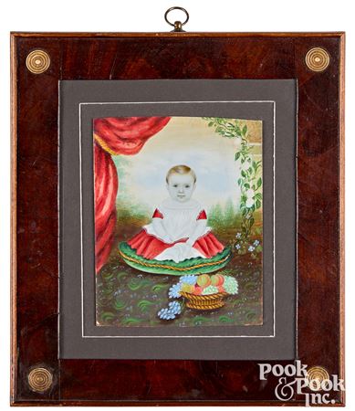 Sample artwork by Moses Russell (1809 - 1884), known for portrait usually miniature, figure paintings - View similar artists and auction records