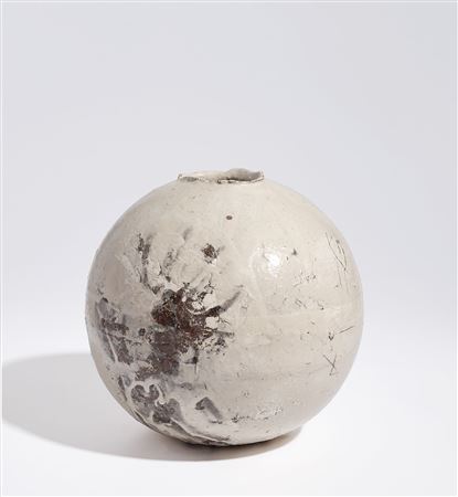 Sample artwork by Shiro Tsujimura (Born 1947), known for ceramics vases, nude figure painting, abstract mixed-media images - View similar artists and auction records