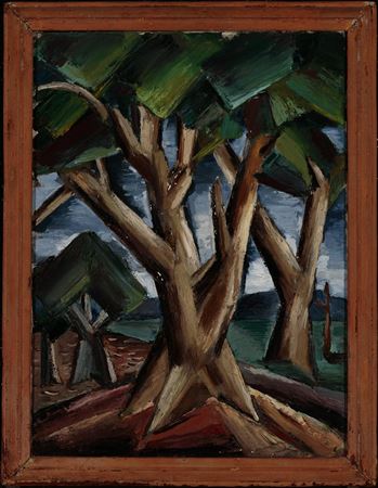 Untitled (trees) by Minnie Lois Murphy - Auction record, sale price, and art valuation. Compare with similar artists and explore comparable artworks.