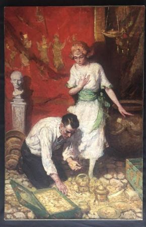 Illustration. Probably a Magazine Cover by William Fisher - Auction record, sale price, and art valuation. Compare with similar artists and explore comparable artworks.