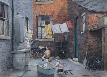 Sample artwork by Tom Brown (1933 - 2017), known for drawing - View similar artists and auction records