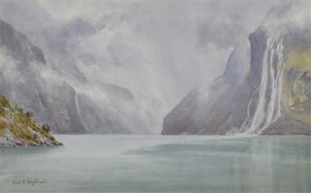 "The Seven Sisters Waterfall, Geiranger Ford, Norway